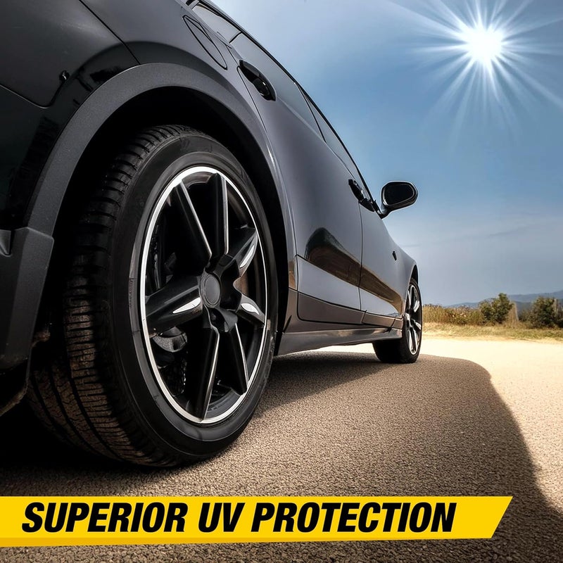 Wavex Matte Black Tyre Dressing 350ml Tyre Polish for Car | Liquid Car Tyre Polish for Dry to Touch, Matte Finish | Tyre Polish with Zero Dust Attraction - Image 4