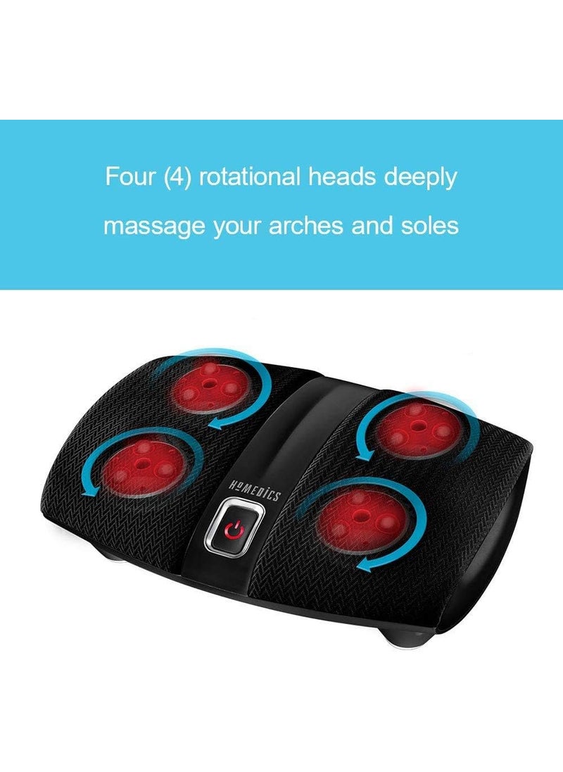 HoMedics HoMedics Shiatsu Select Foot Massager with Heat  Shiatsu Foot Massager with Heat Therapeutic Kneading  Rolling 4 Rotational Heads with 12 Massage Nodes ToeTouch Control  - Image 2