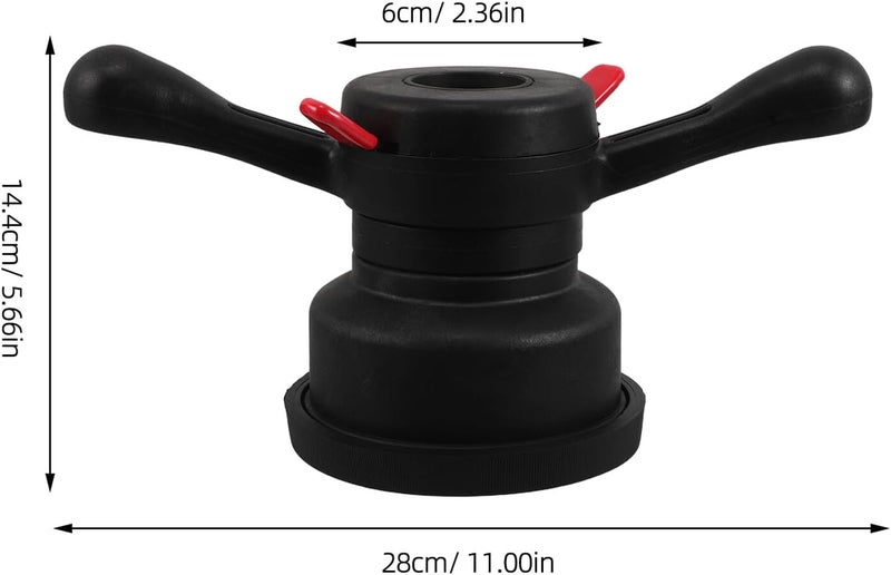 Tire Balancer Quick Release Wing Nut 40×4mm Hub Release Nut with Pressure Cup for Wheel Hub Shaft Tire Balancing Tool Replacement and Repair - Image 2