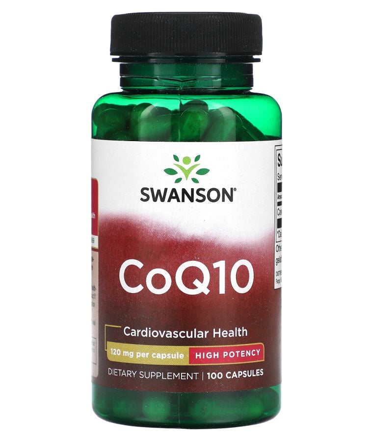SWANSON CoQ10 High Potency 120 mg 100 Capsules