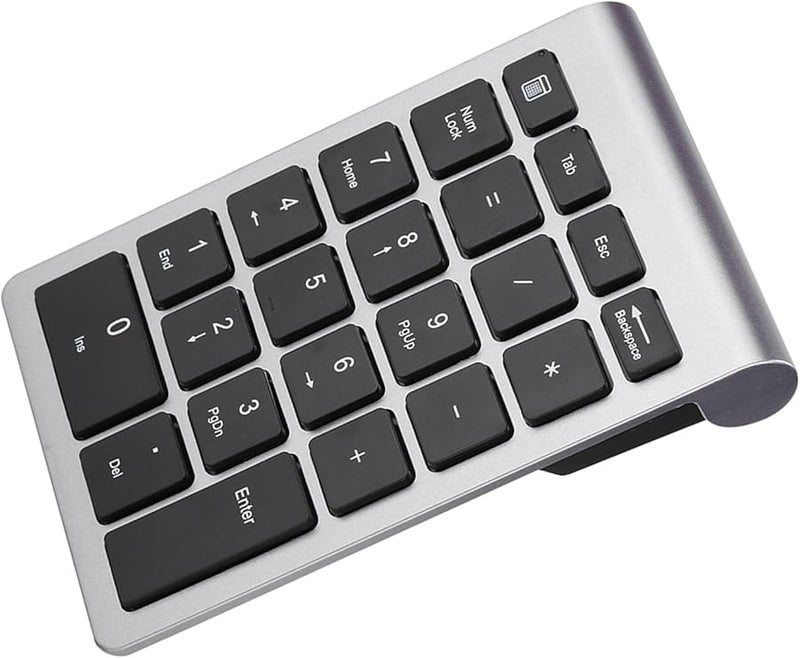 RF304 22 مفتاح لوحة مفاتيح رقمية USB مريحة تأخير منخفض للمكتب المنزل رمادي حديدي - Image 5