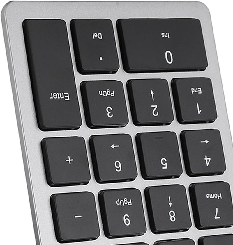 RF304 22 مفتاح لوحة مفاتيح رقمية USB مريحة تأخير منخفض للمكتب المنزل رمادي حديدي - Image 3