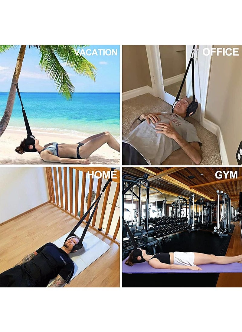Aikanbo - Neck Hammock Head Relief Hammock Neck Stretcher for Portable Cervical Neck Traction Device for Neck Pain Relief Physical Therapy Neck Shoulder Relaxe - Image 1
