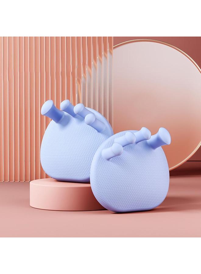 فواصل أصابع القدم المصنوعة من السيليكون للنساء - 2 فواصل أصابع القدم من الجل الناعم، مدرب قوس القدم طويل الأمد ومصحح إصبع القدم الحنفاء | فواصل العناية بالقدم العظمية، وسائد محاذاة أصابع القدم، ومفرقات أصابع القدم للرجال والنساء - Image 2