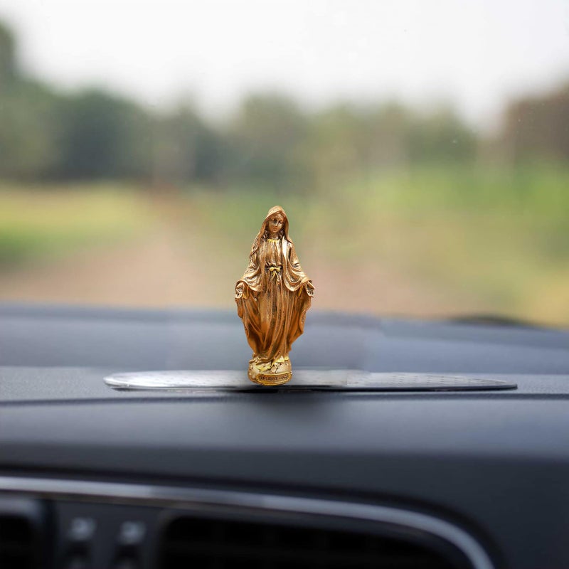 Spillbox Christmas Holiday Décor|Holy Family|Nativity Scene Figurine|Manger Scene Indoor DecorationCar Dashboard Décor|Christmas Statue Ornaments for Home (3 inch Mother Mary) - Image 5