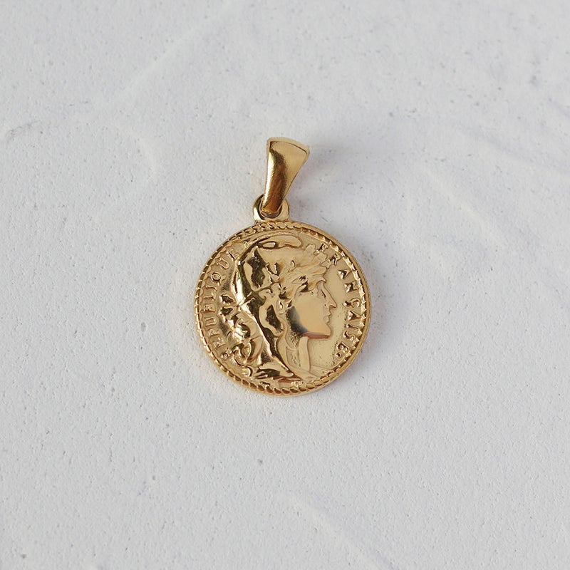 Generic L-Series Pendant Serpentine Rose Coin Clasp Necklace L06 Garland Avatar 