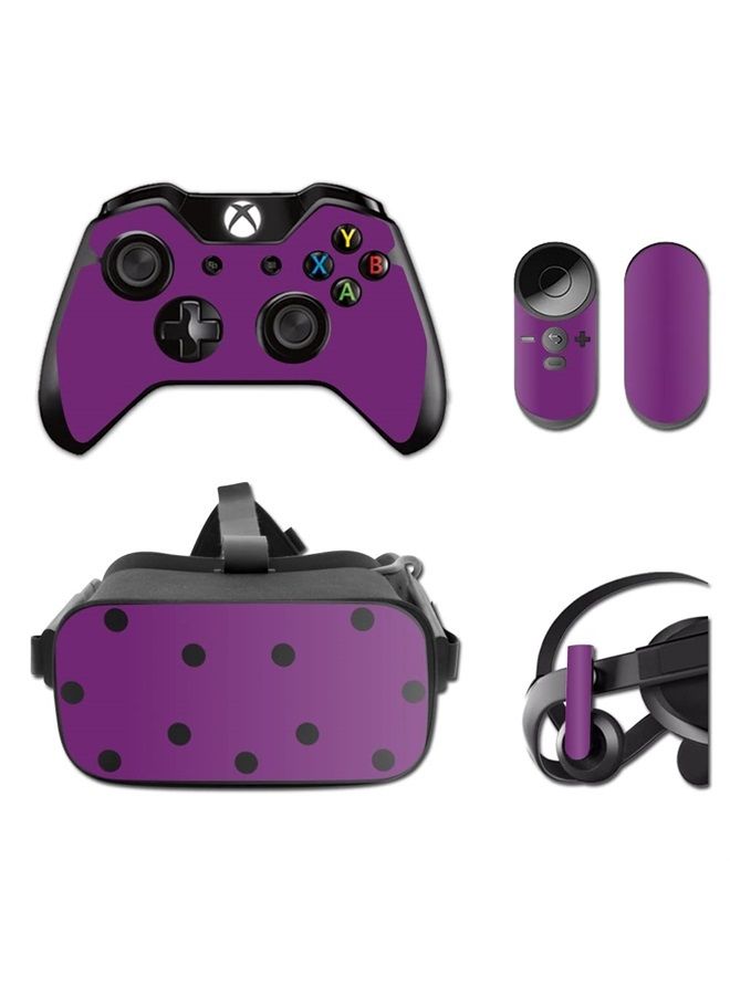 MIGHTY SKINS MightySkins Skin Compatible with Oculus Rift CV1 wrap Cover Sticker Skins Solid Purple
