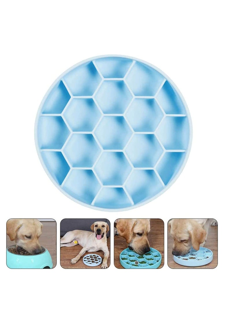 Slow Feeder Dog Bowl, Fun Feeder No Chocking Slow Feeder, Bloat Stop Dog Food Water Bowl for Dog Pet, Lick Pad Anti Gulping Healthy Eating Non Slip Dog Slow Feeding Pet Bowl Slow Eating
