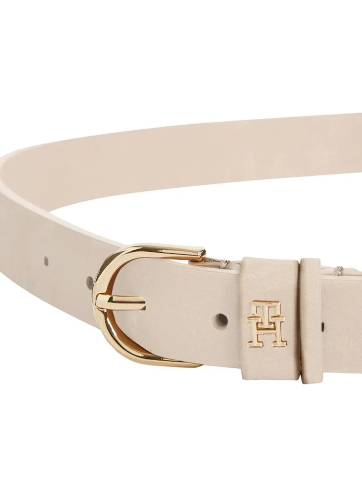 تومي هيلفيغر Logo Detail Allocated Buckle Hole Belt