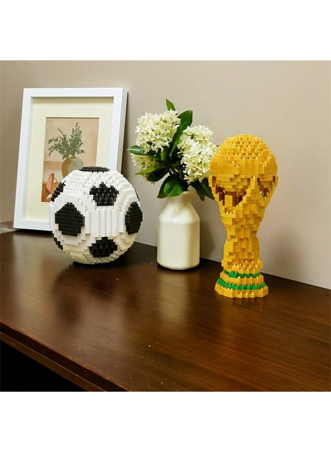 HOMESTAR Trophy Building Kits, Construction Toys, Puzzle 3D Foot, Toys Suitable for Adults and Children - Image 2