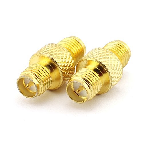 Maxmoral 2PCS RP SMA Female to RP SMA Female Connector Barrel Type RF Coax Coaxial Adapter - Image 3