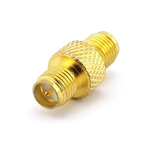 Maxmoral 2PCS RP SMA Female to RP SMA Female Connector Barrel Type RF Coax Coaxial Adapter - Image 2