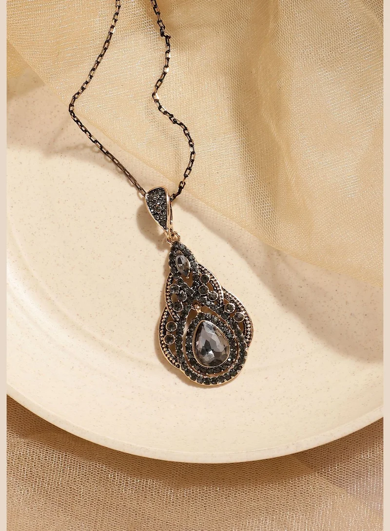 SOHI Trendy Designer Stone Party Necklace For Women