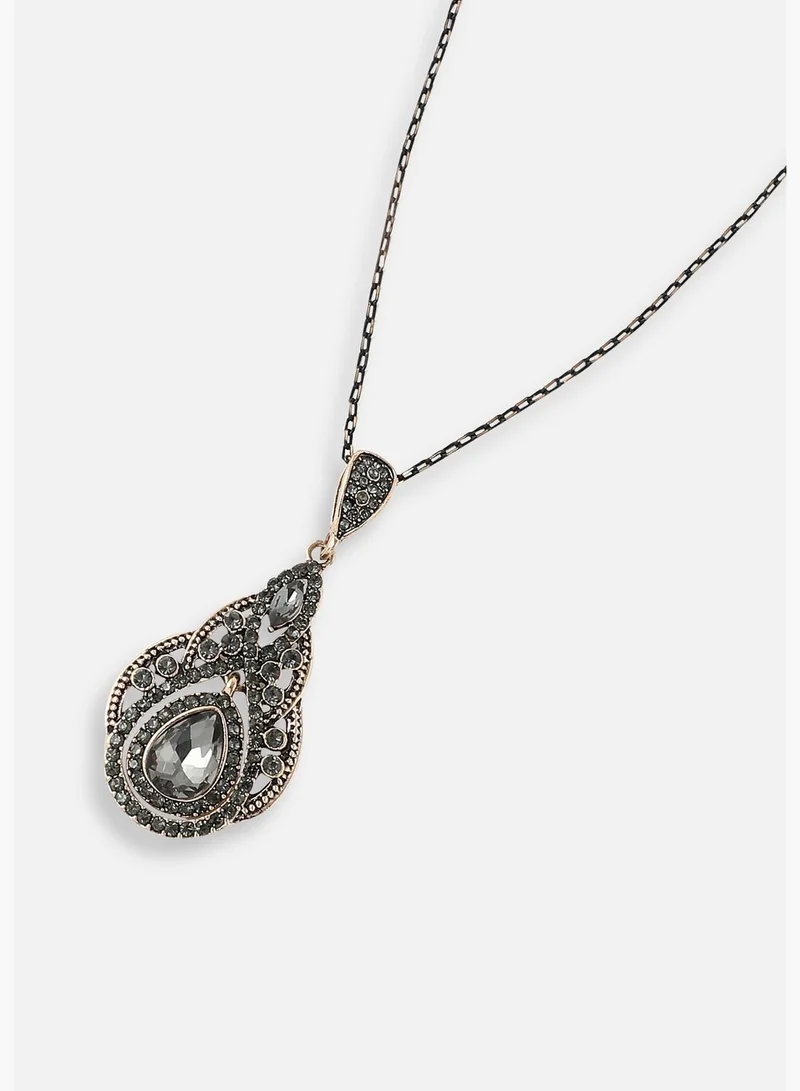 SOHI Trendy Designer Stone Party Necklace For Women