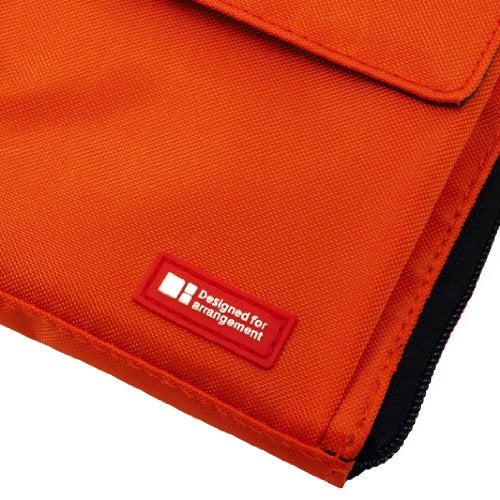 LIHIT LAB LIHITLAB Laptop Sleeve with Storage Pockets (Bag-in-Bag), 10 x 13.8 Inches, Orange (A7554-4) - Image 5