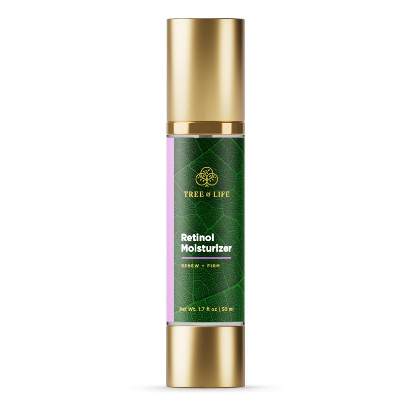 Tree of Life Beauty Moisturizer, Hydrating, Anti-Aging, Reduces Dark Spots & Fine Lines, Brightens, Firmer and Smoother Skin Non Greasy - Retinol Face Cream 1.7 Fl Oz - Image 1