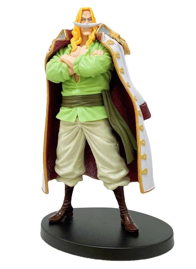 One Piece Anime One Piece Action Figure, Whitebeard Pirates Edward Newgate Figure, Young Whitebeard Action Figure with Base, Collectible Model Statue Anime Figure Toy 18.5cm  - Image 1