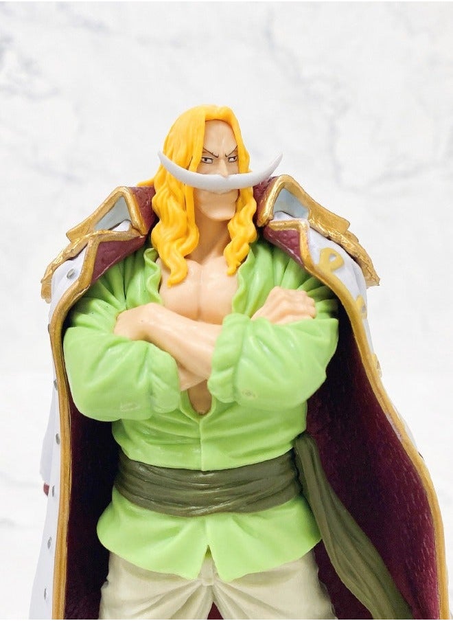 One Piece Anime One Piece Action Figure, Whitebeard Pirates Edward Newgate Figure, Young Whitebeard Action Figure with Base, Collectible Model Statue Anime Figure Toy 18.5cm  - Image 3