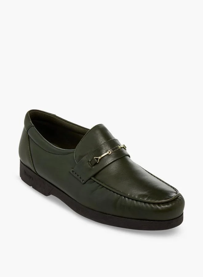 بينوسوس Men Slip-On Leather Loafers