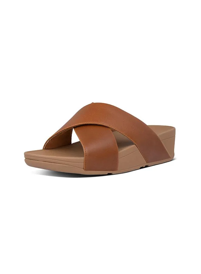 فيت فلوب LULU CROSS SLIDE SANDALS - LEATHER