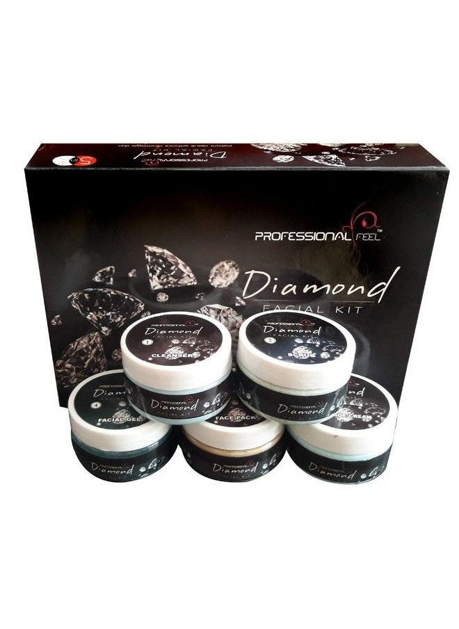 professional feel - Unisex Diamond Facial Kit All Type Skin Solution For Fairness 250 G - Image 1