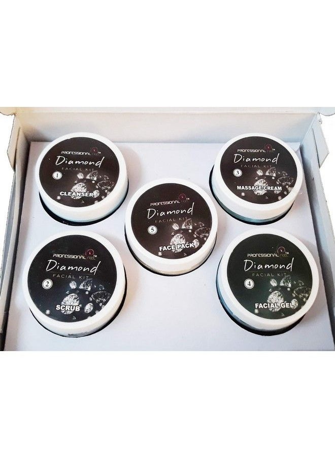 professional feel - Unisex Diamond Facial Kit All Type Skin Solution For Fairness 250 G - Image 1