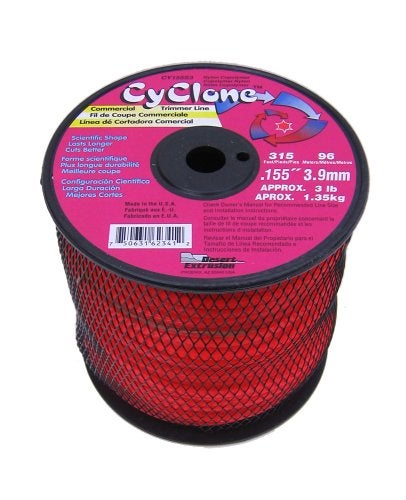Cyclone Desert Extrusion Cyclone CY155S3 .155" x315' Commercial Line Red - Made in USA - Image 2