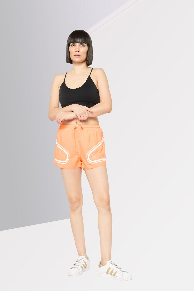 Adidas Men Sportswear Fit Brand Logo Training Shorts, Orange - Image 2