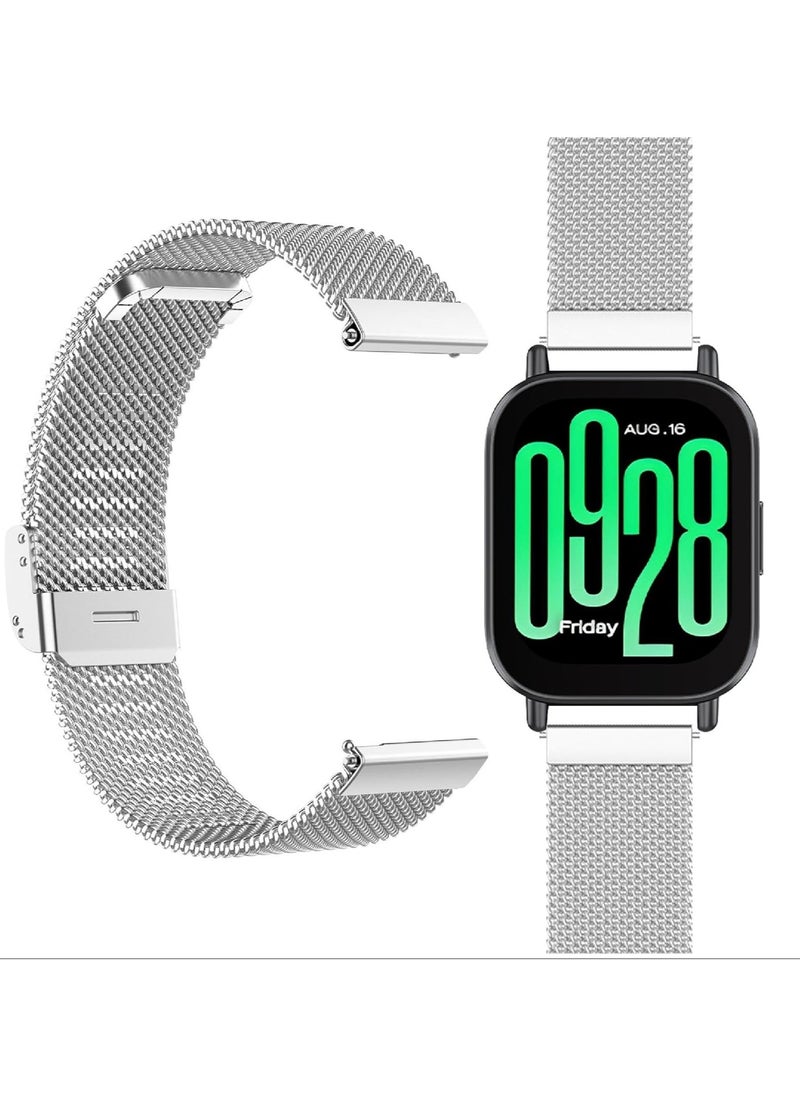 XICEN Metal Stainless Steel Buckle Strap, For Redmi Watch 5 Active/Redmi Watch 5 Lite 22mm  - Image 1
