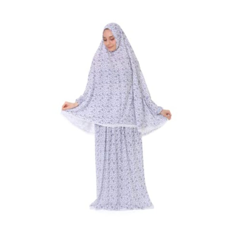 Islamic Dress for Women Prayer Clothes for Muslim Women 2 Pcs Set Maxi Skirt - Image 4