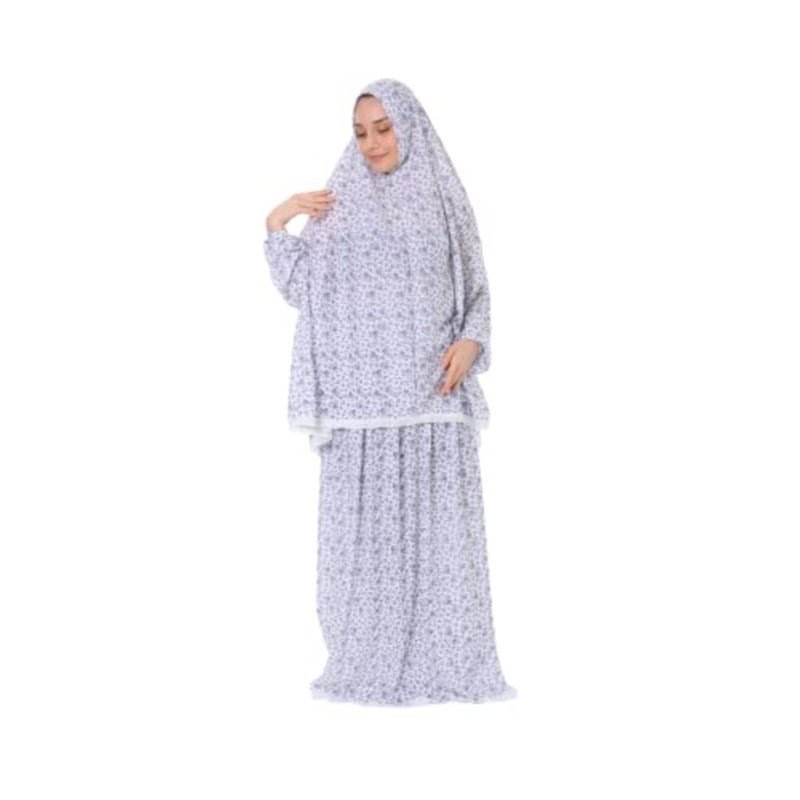 Islamic Dress for Women Prayer Clothes for Muslim Women 2 Pcs Set Maxi Skirt - Image 2