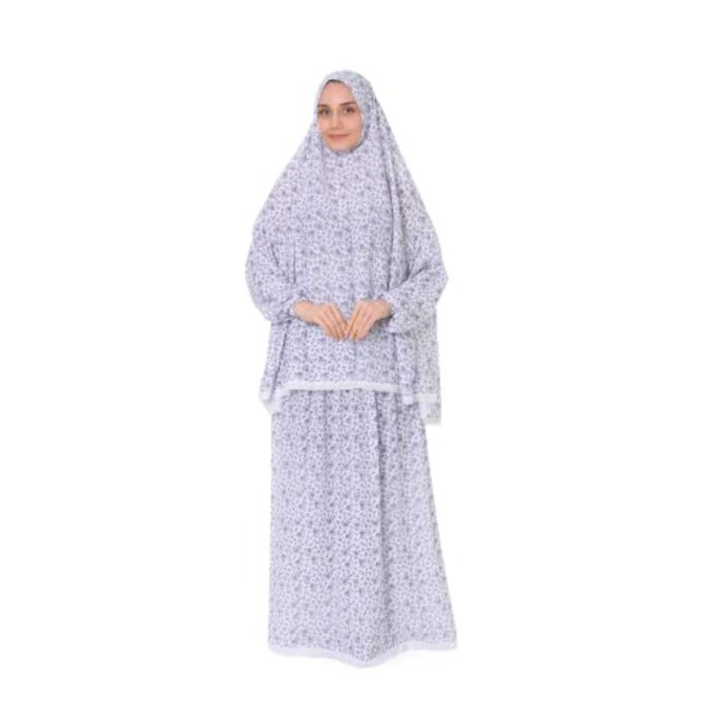 Islamic Dress for Women Prayer Clothes for Muslim Women 2 Pcs Set Maxi Skirt - Image 1