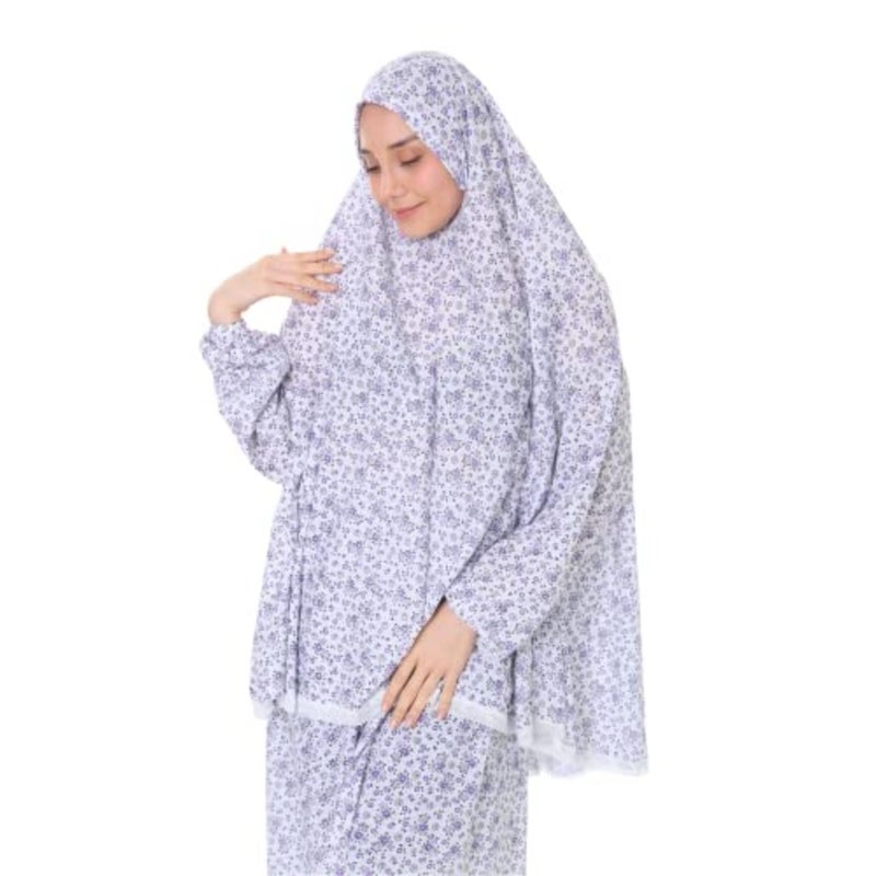 Islamic Dress for Women Prayer Clothes for Muslim Women 2 Pcs Set Maxi Skirt - Image 5