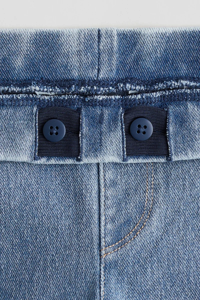 H&M Wide denim-look trousers