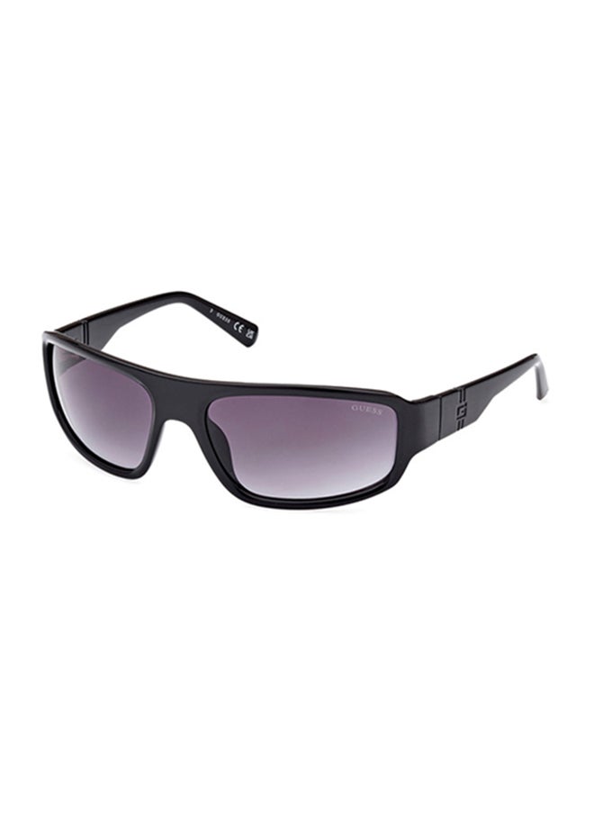 GUESS Rectangular Sunglasses For Men - Black  - Image 1