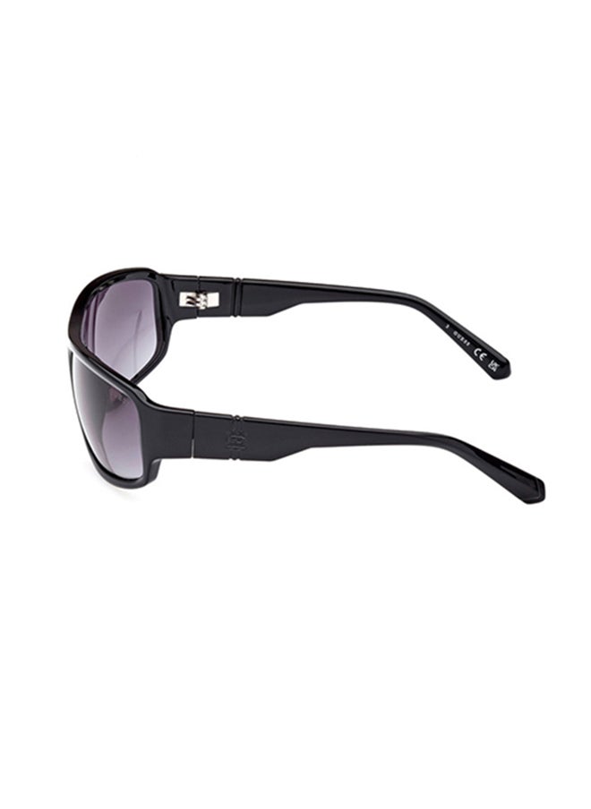 GUESS Rectangular Sunglasses For Men - Black  - Image 2