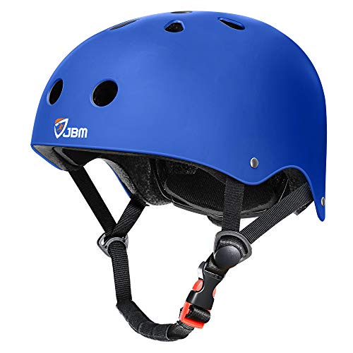 JBM Skateboard Helmet - Lightweight, Adjustable & Ventilated Helmet for Scooter, Roller Skate, Inline Skate - Image 1