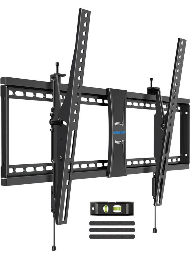 MOUNTUP TV Wall Mount for Most 37-86" TVs, Tilting TV Mount Bracket with Level Adjustment Fits 16" 24" Studs Easy for TVs Centering, Wall Mount Bracket Max VESA 800x400mm, 120 LBS Loading, MU0017 - Image 1