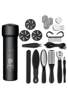 Elaimei Electric Callus Remover For Feet：Pedicure Tools With 3 Rollers, Professional Pedicure Tools Kit For Powerful Pedi Feet Care Vac, Foot File Care - Perfect For Hard, Cracked, Dry, Dead Skin (Usb Cable)  - Image 1