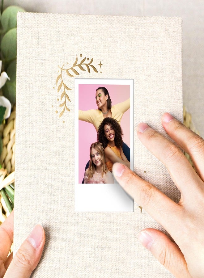 Holoary Mini Polaroid Photo Album 256 Pockets, Instax Photo Album Fit for Fujifilm Instax Mini 7s 8 9 11 25 26 40 50s 90 Evo Z2300 Instant Camera, Instax Album Polaroid Snap(Beige) - Image 5