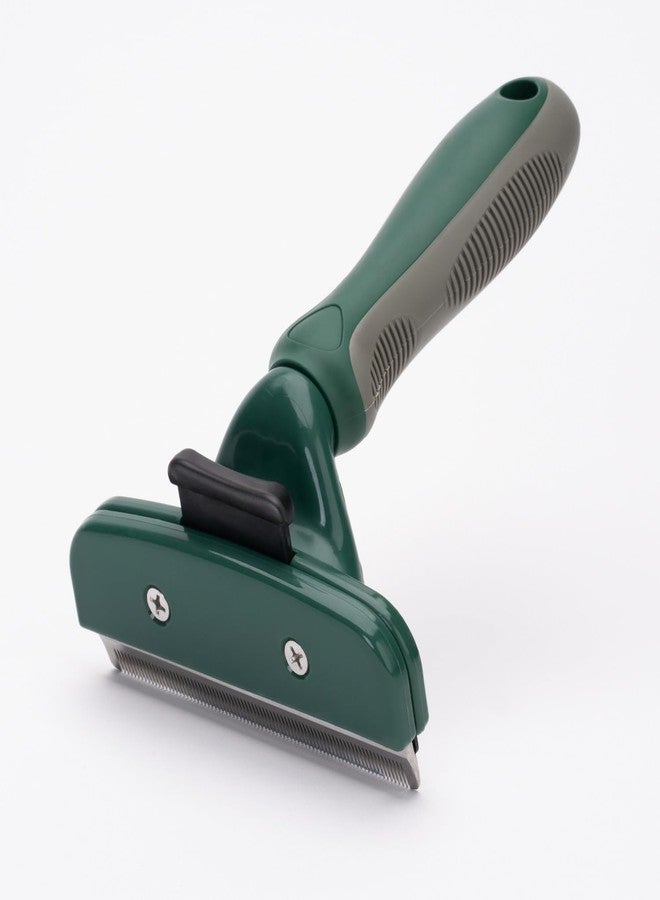  الرسم البياني أداة تنظيف وإزالة الشعر الزائد للكلاب والقطط مزودة بزر لتحرير الشعر، تناسب جميع أطوال الشعر، مع مقبض مريح. - Image 1