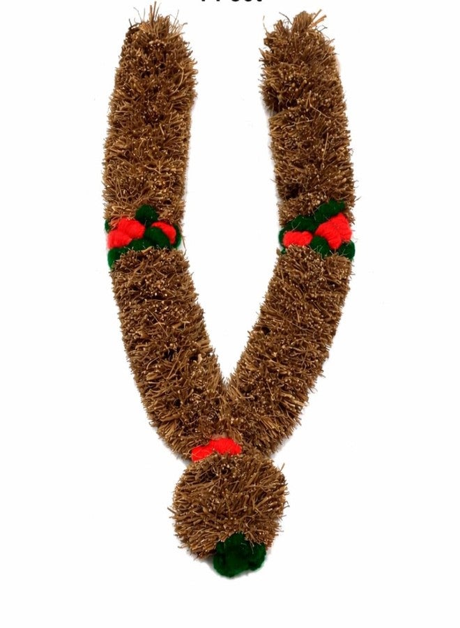 Handmade Vetiver Malai Garland|1Feet|Natural Khus/Lavancha Root Mala|Aromatic Pooja Temple Decoration| Eco-Friendly Spiritual Hanging for God’s Photo Frames - Image 1