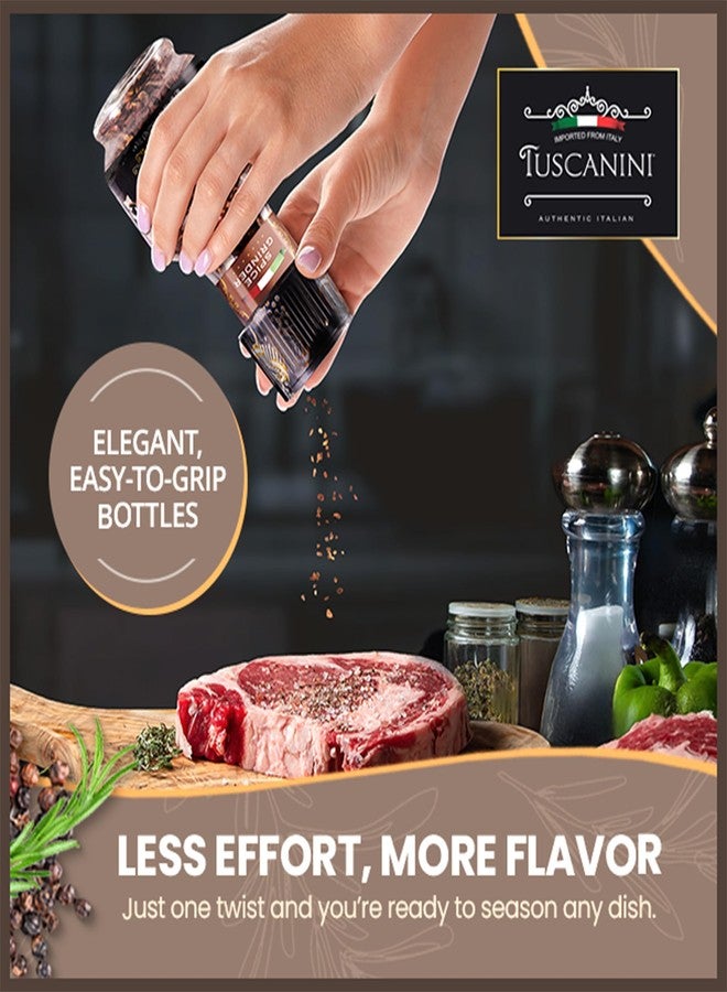 Tuscanini Premium Chili Pepper Spice Grinder, 1.06oz | Freshly Ground Chili Powder | Product of Italy - Image 3
