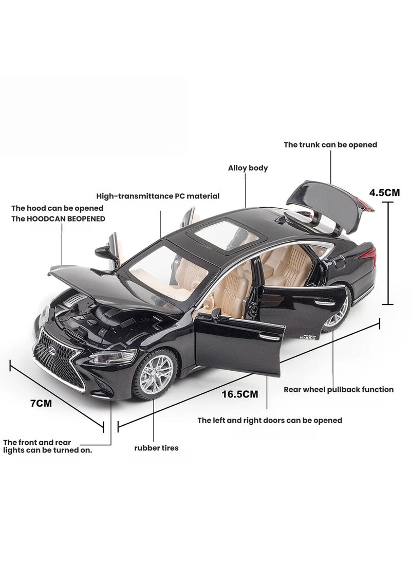 1:32 Lexus Alloy Car Model with Lights and Pull Back Action Exquisite Ornament Toy Car for Car Enthusiast Collection - Image 2