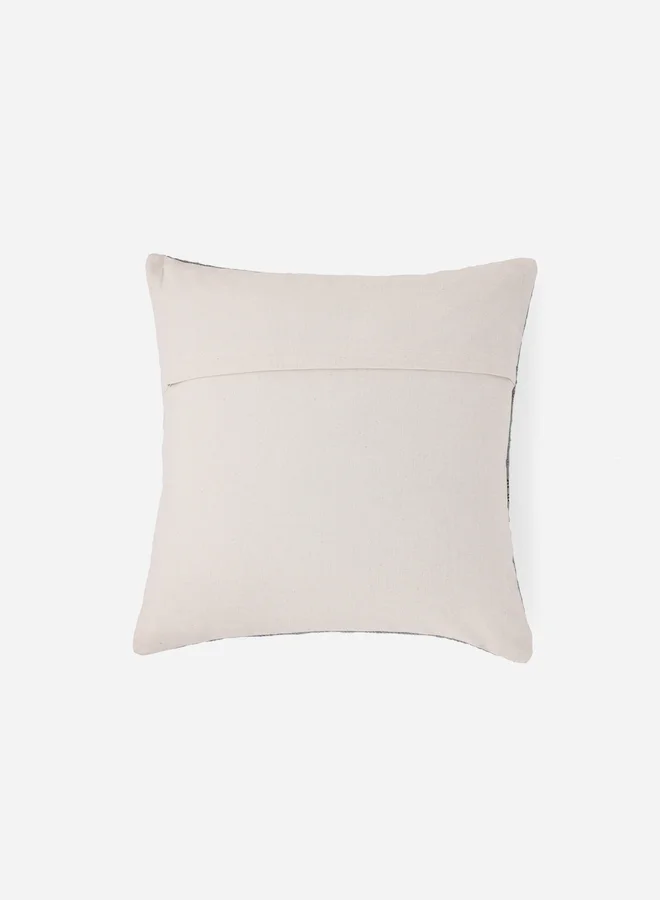 sanskrutihomes sanskrutihomes Geometric Print Organic Cotton Cushion Cover - 45x45cm