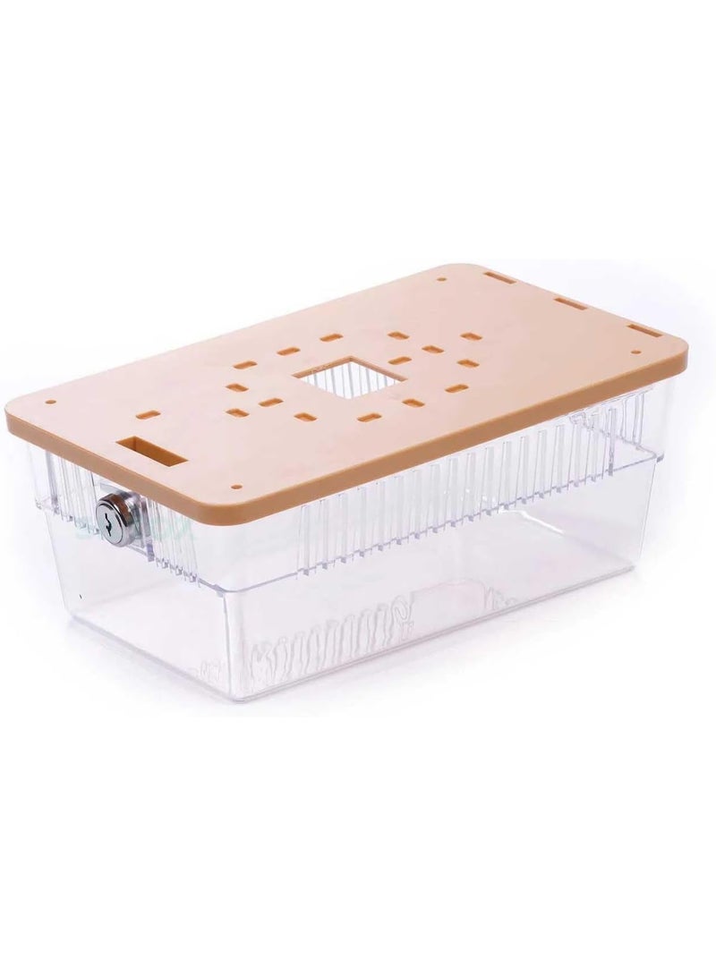 SILTOX Clear Plastic Thermostat Guard Lock Box with Key, 255x155x95mm - Image 2