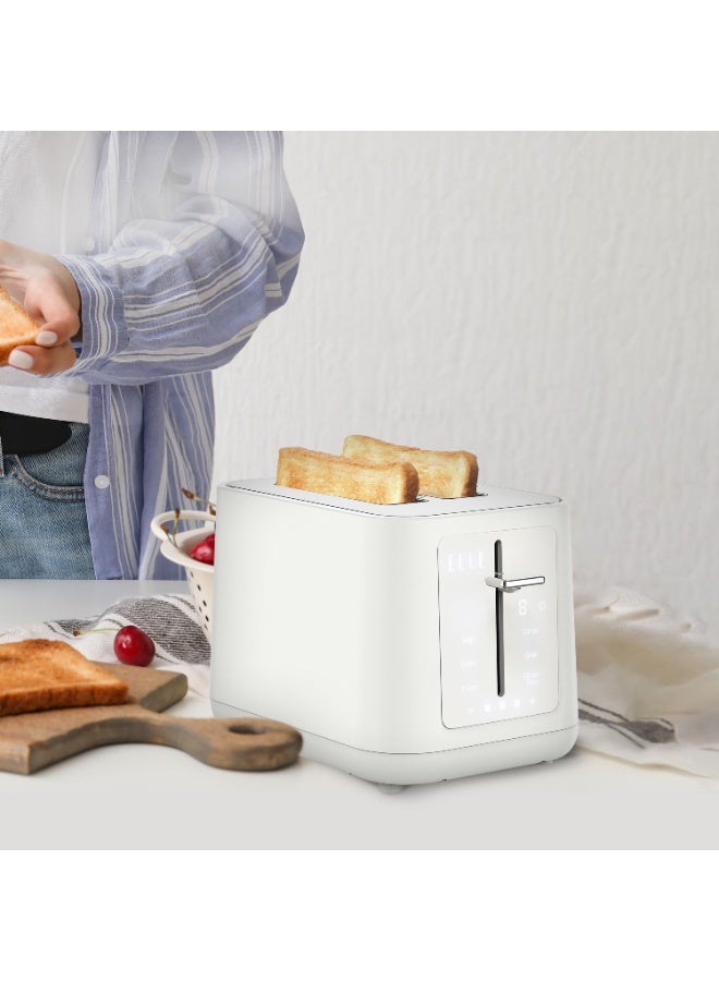 ELLE Panache Series 2 Slice Digital Toaster, Touch-Activated Display, 6 Browning Levels, Bagel, Frozen, Grain & Gluten-Free Functions, 980W - Image 3