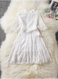 Generic Fashionable Cute Girls Dresses White  - Image 2