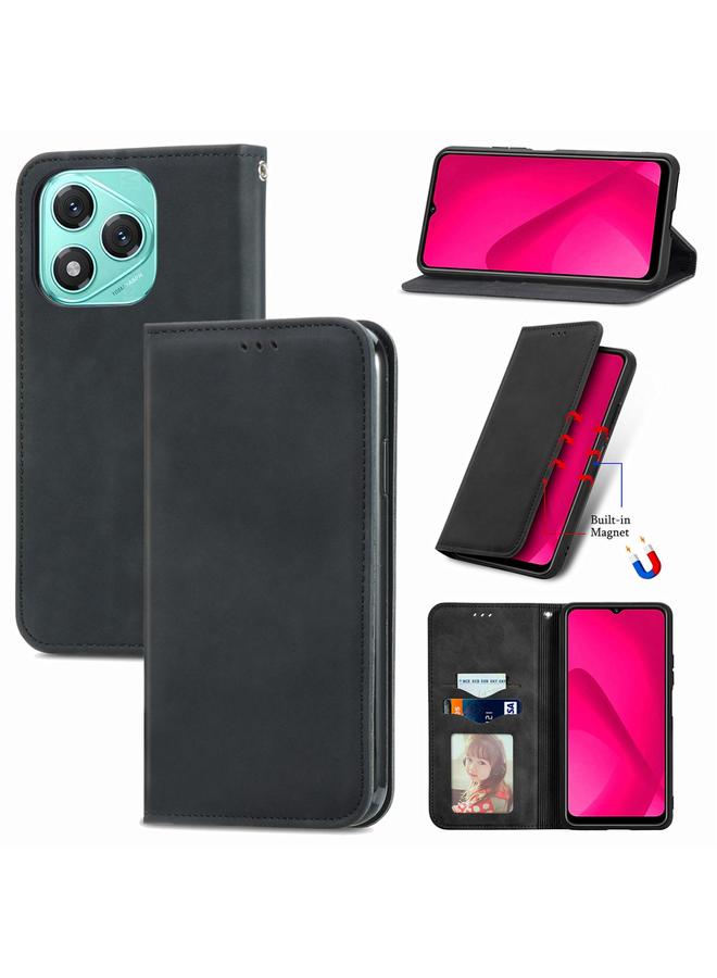 Zaboon Case For Honor 400 Lite Retro Skin Feel Magnetic Flip Leather Phone Case - Image 1