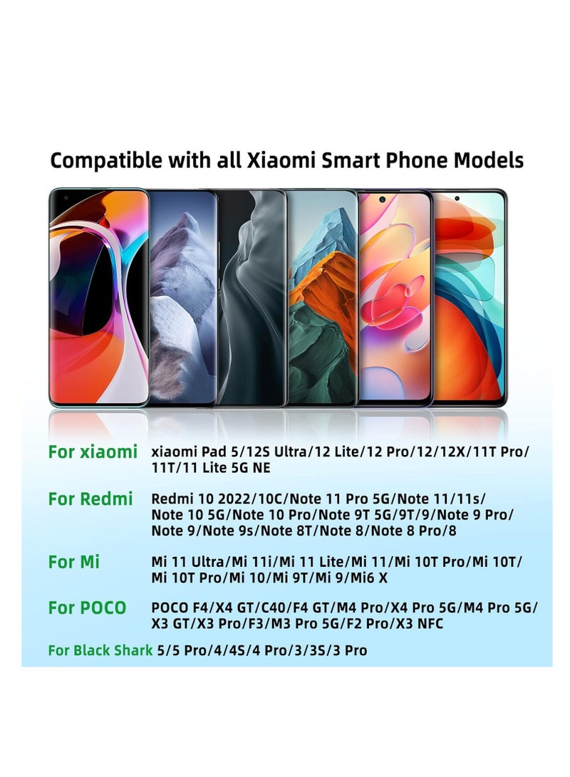 2Packs USB C to USB C Chargeing Cable for Redmi Note 14 13 Pro 12s 11 Pro, 3A Fast Charging Type C Cable for Xiaomi 12T Pro 11T Pro 11T 12 Pro 13 Pro Pad 5 POCO M5S X3 NFC F4 GT M4 Pro Redmi 10 10C,White  - Image 5